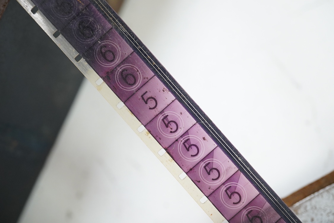 Two 32mm cinema film reels, understood to relate to a documentary regarding the Monterey Music Festival and possibly containing rare footage of Jimi Hendrix